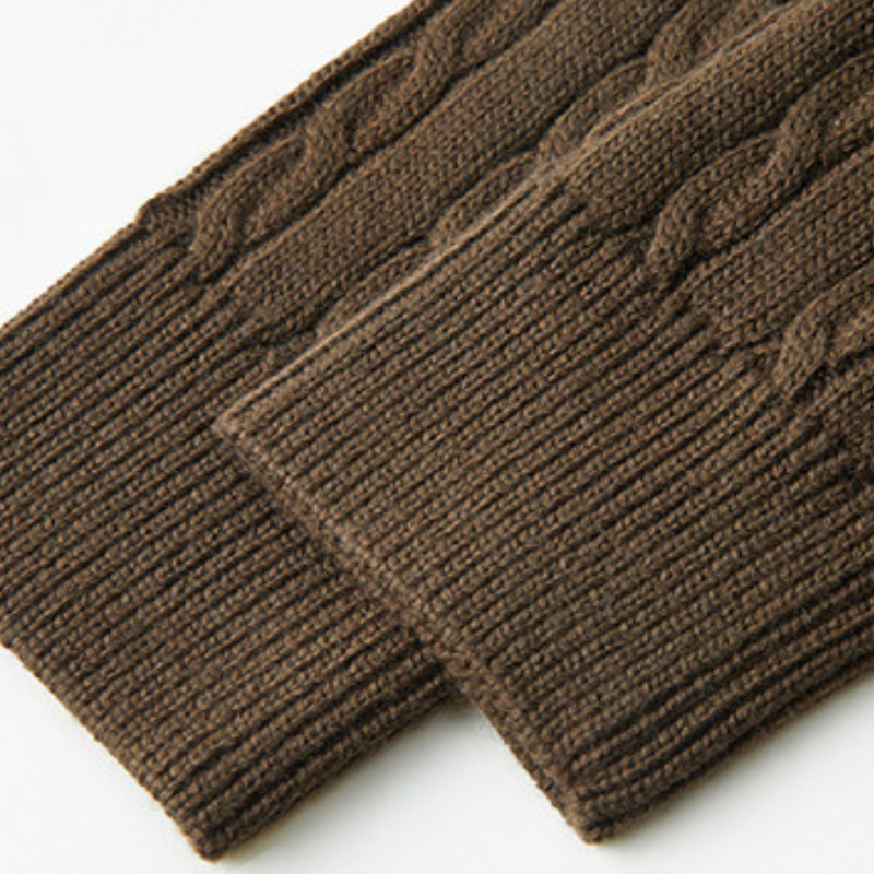 Reißverschluss aus 100 % hochwertiger Wolle