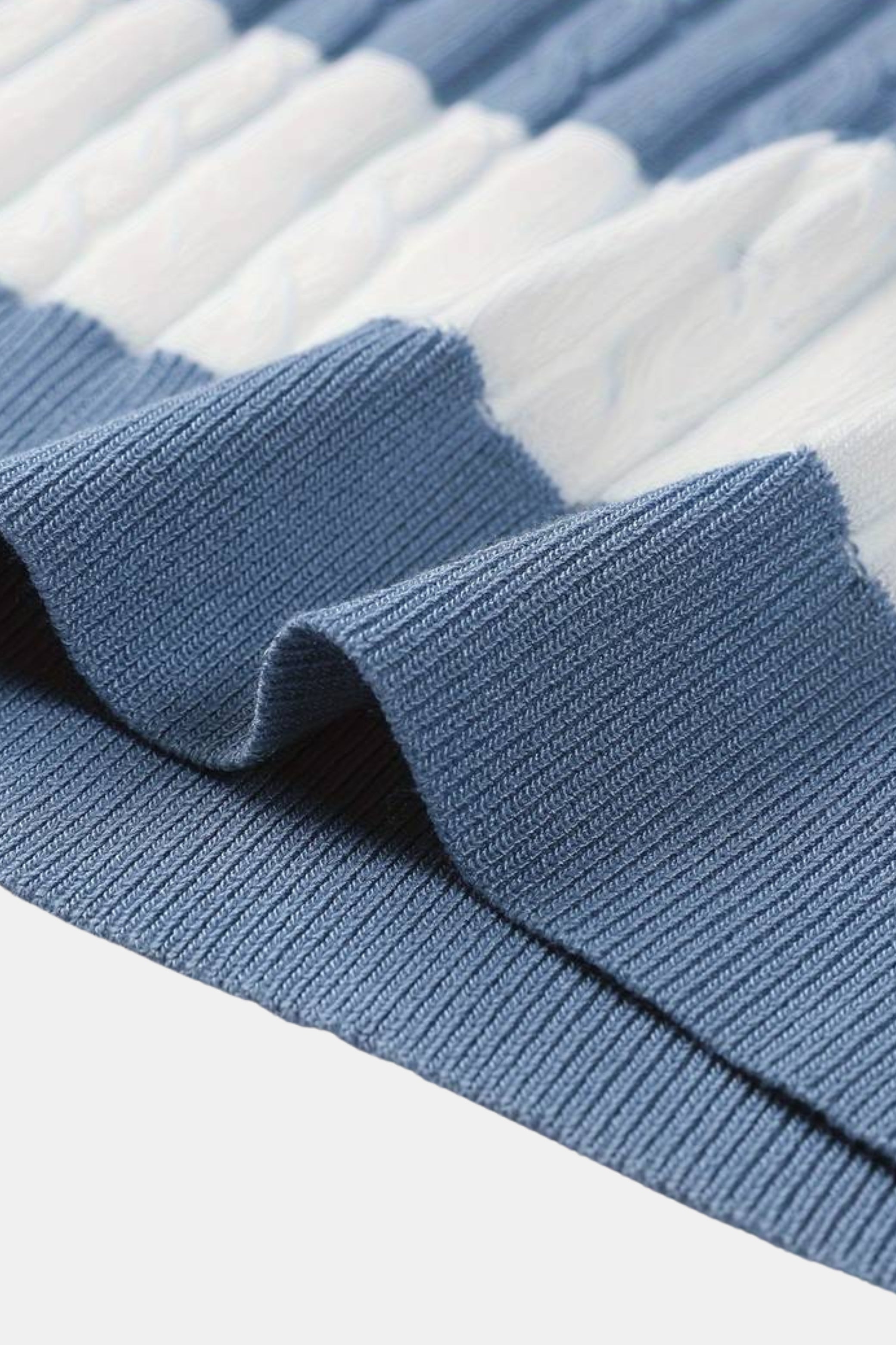 NOBA White Stripe Polo