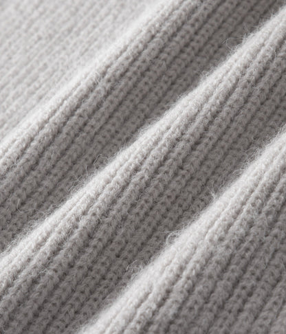 100% Merino Wool ZIPPED CARDIGAN